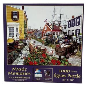 SunsOut 1000 Piece Jigsaw Puzzle Mystic Memories Susan Brabeau Quaint Village